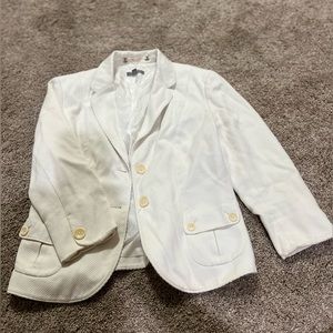 Cute off white linen blazer